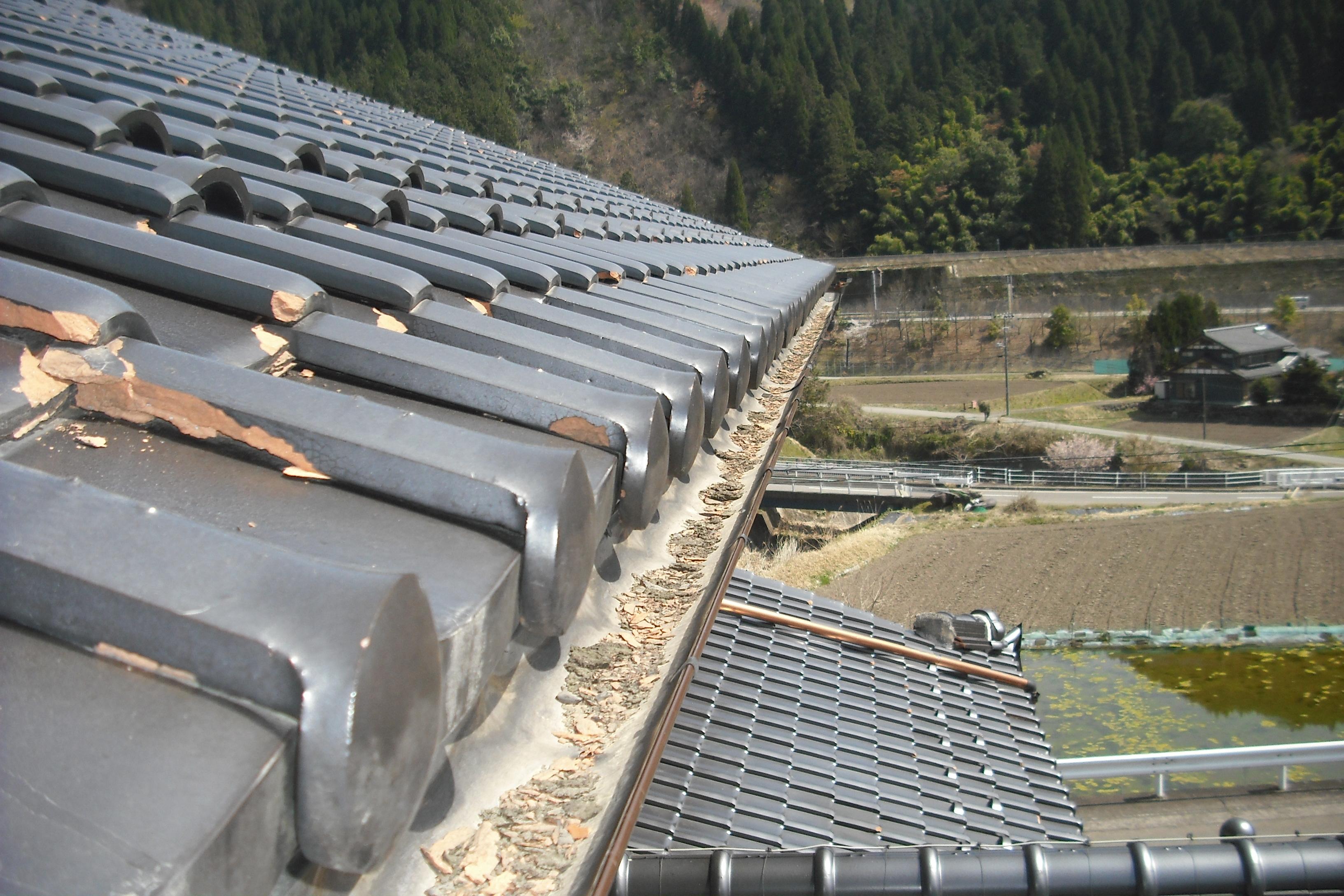 いぶし瓦　葺き替え　岐阜