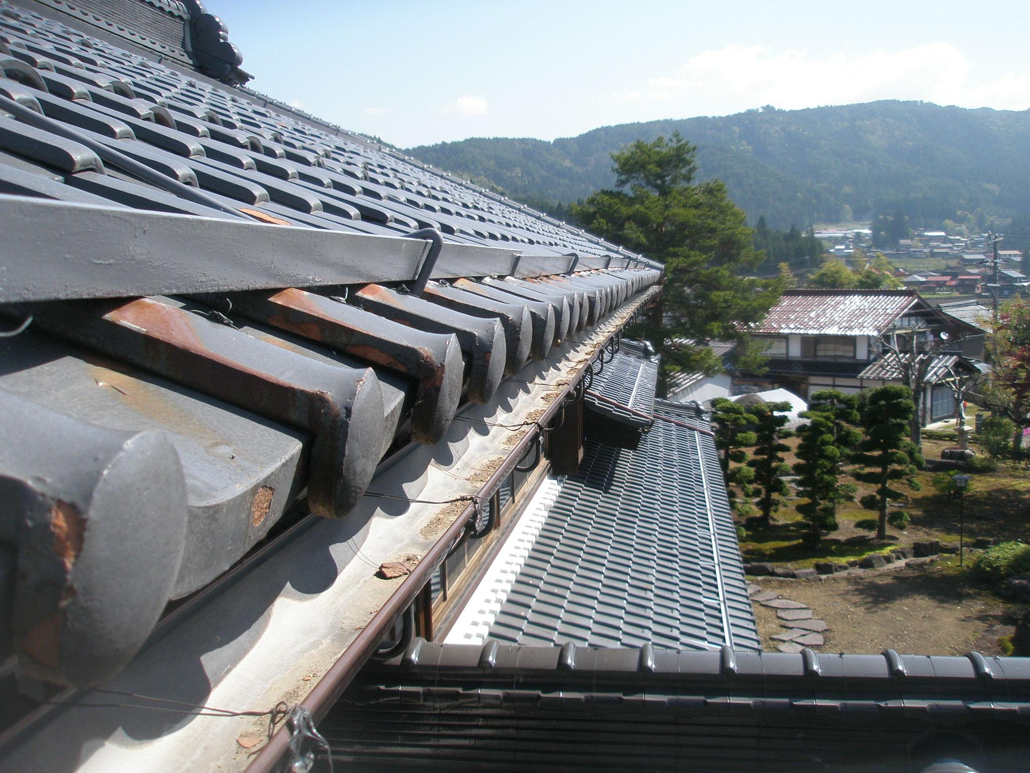 岐阜県　　屋根修理　棟修理